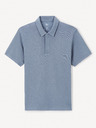 Celio Blaues Herren-Poloshirt Celio Jeterne CoolMax