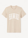Celio Beiges Herren-T-Shirt Celio Jeville