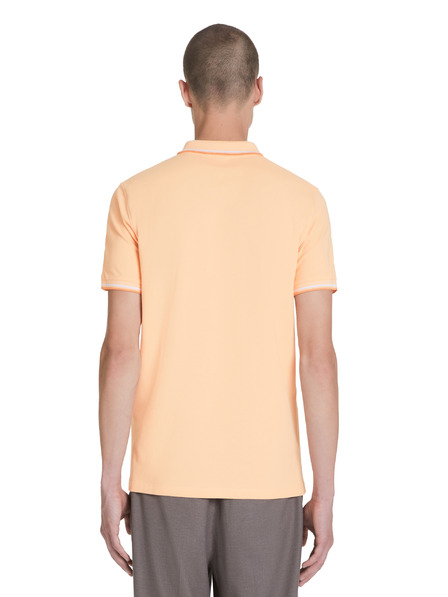 Celio Orangefarbenes Herren-Poloshirt Celio Decolrayeb