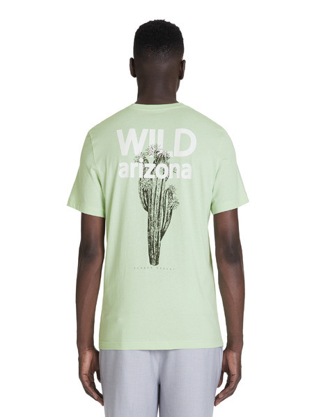 Celio Hellgrünes Herren-T-Shirt Celio Jebeach