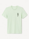 Celio Hellgrünes Herren-T-Shirt Celio Jebeach