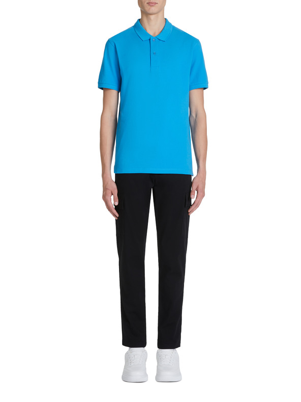 Celio Blaues Herren-Polohemd Celio Teone