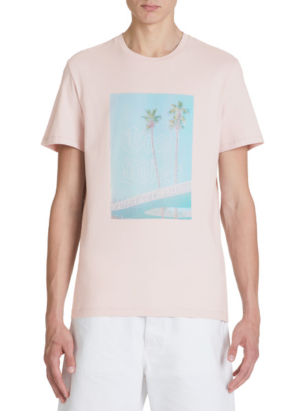 Celio Rosa Herren-T-Shirt Celio Jevibe