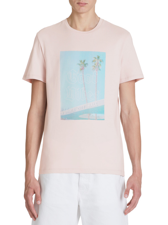 Celio Rosa Herren-T-Shirt Celio Jevibe