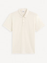 Celio Cremefarbenes Herren-Poloshirt Celio Gebruma