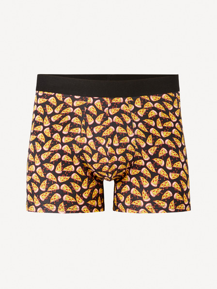 Celio Schwarze Herren-Boxershorts Celio Jibopizza