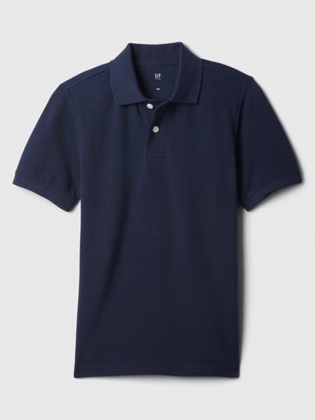 GAP Dunkelblaues Pique-Poloshirt für Jungen GAP