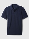 GAP Dunkelblaues Pique-Poloshirt für Jungen GAP