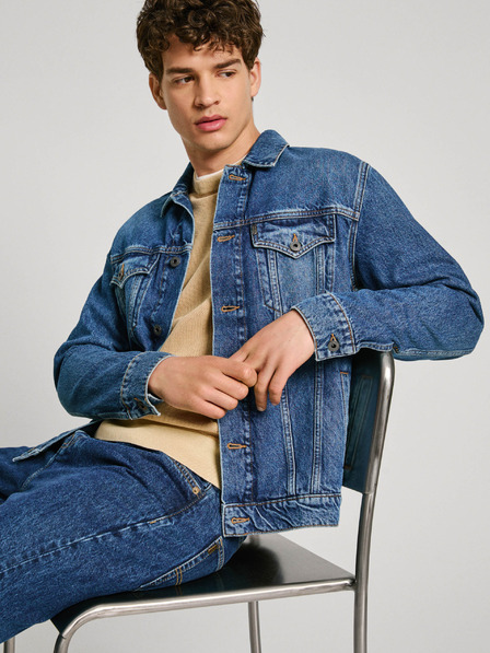 Pepe Jeans Blaue Herren-Jeansjacke Pepe Jeans