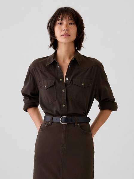 GAP Denim verkürztes Hemd Western GAP