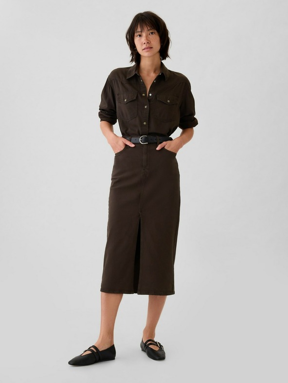 GAP Denim verkürztes Hemd Western GAP