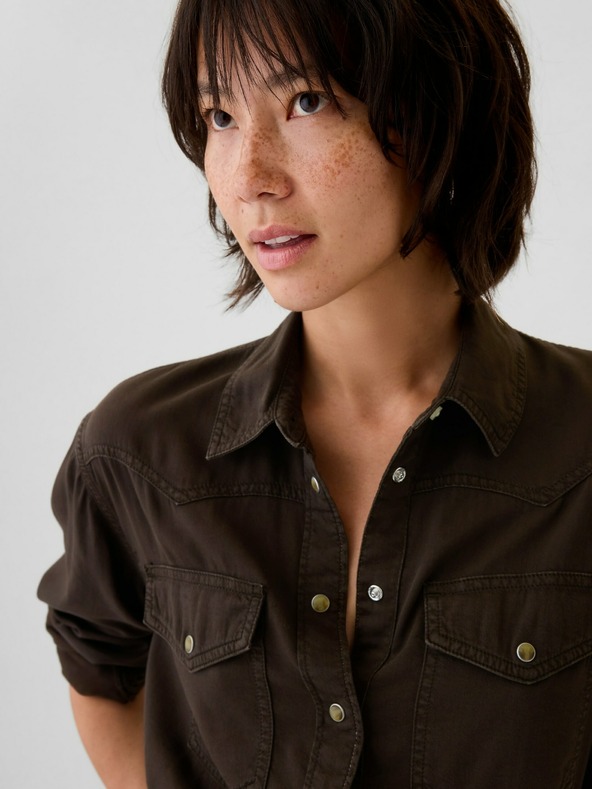 GAP Denim verkürztes Hemd Western GAP