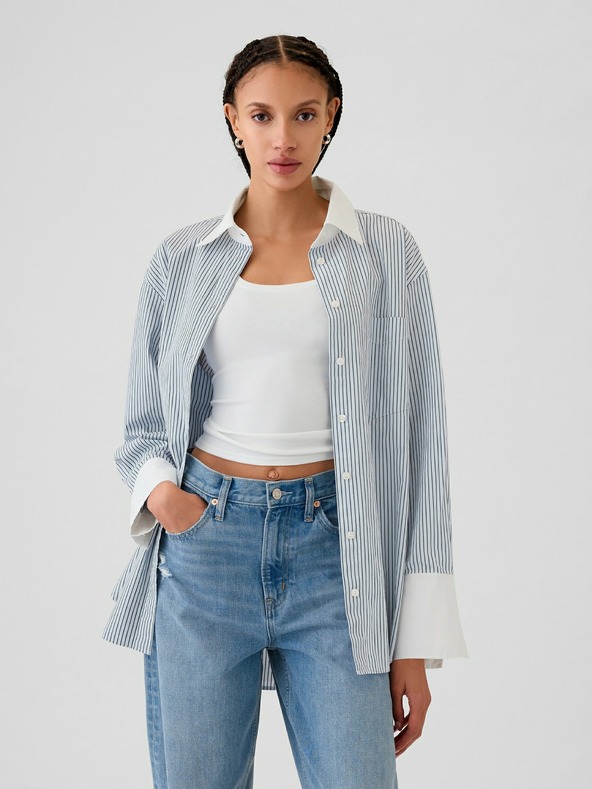GAP Popeline Oversize Hemd Big Shirt GAP
