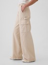 GAP Damen Baggy Khaki Cargohose mit Taschen GAP