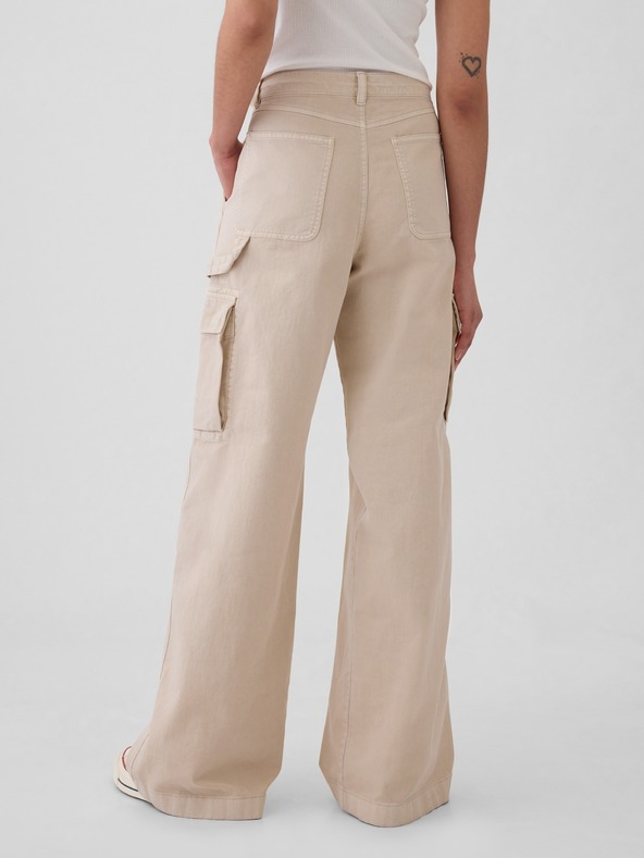 GAP Cargohose Baggy Khaki mit Taschen GAP