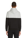 Celio Schwarz-grauer Herren-Kapuzenpullover Celio Jecobloco