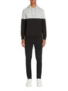 Celio Schwarz-grauer Herren-Kapuzenpullover Celio Jecobloco