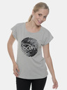 Sam 73 Graues Damen-T-Shirt mit SAM 73-Aufdruck