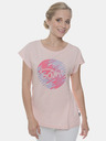 Sam 73 Rosa bedrucktes Damen-T-Shirt SAM 73
