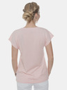 Sam 73 Rosa bedrucktes Damen-T-Shirt SAM 73