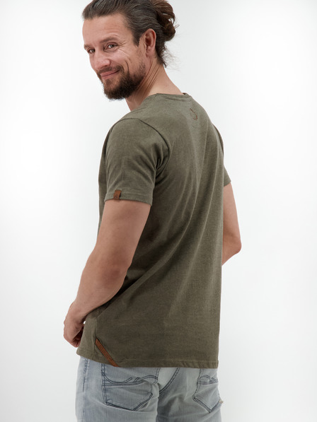 Alife and Kickin Khakifarbenes Herren-T-Shirt von Alife and Kickin