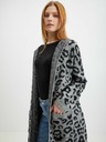 Orsay Grauer Damen Muster Hoodie-Cardigan von ORSAY
