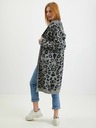 Orsay Grauer Damen Muster Hoodie-Cardigan von ORSAY