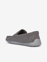 Geox Grau Herren Leder Loafers Geox Devan