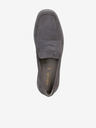 Geox Grau Herren Leder Loafers Geox Devan