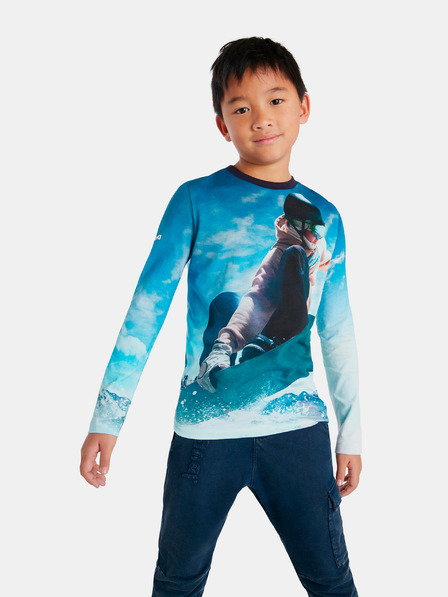Desigual Desigual Snow blaues T-Shirt für Jungen
