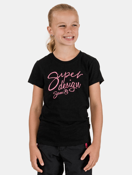 Sam 73 Schwarzes Mädchen-T-Shirt SAM 73 Caitlyn