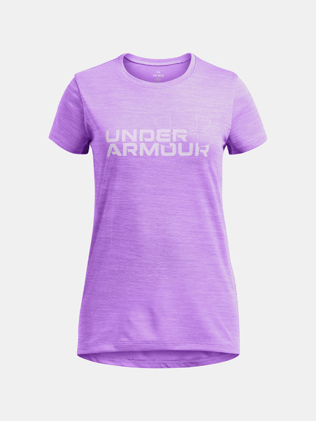 Under Armour Girls T-Shirt Under Armour UA G TECH TWIST WDMK LOGO SS