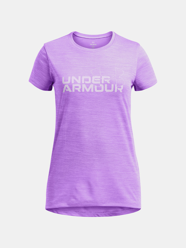 Under Armour Girls T-Shirt Under Armour UA G TECH TWIST WDMK LOGO SS