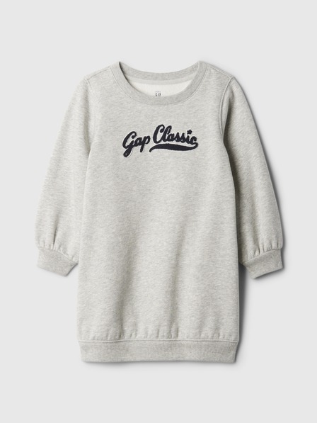 GAP Baby Sweatshirt-Kleid mit Logo GAP