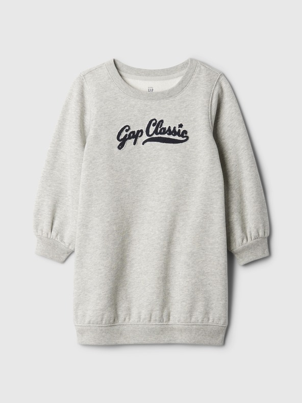GAP Baby Sweatshirt-Kleid mit Logo GAP