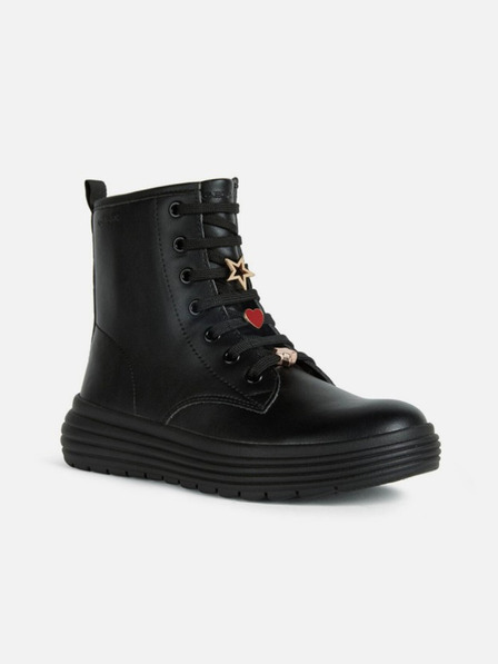 Geox Schwarze Girls-Stiefeletten Geox Phaolae