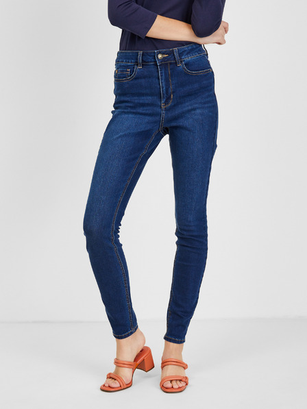 Orsay Dunkelblaue Skinny Fit Jeans Damen ORSAY