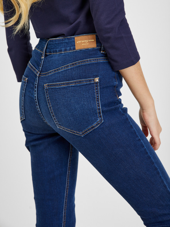 Orsay Dunkelblaue Skinny Fit Jeans für Damen ORSAY