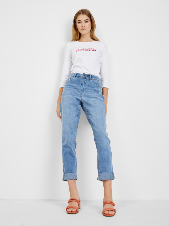 Orsay Hellblaue Damen Boyfriend Jeans ORSAY