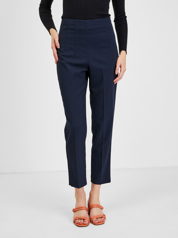 Orsay Dunkelblaue Damen-Crop-Hose ORSAY