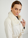 Orsay Cremefarbene Damen Wildlederjacke ORSAY