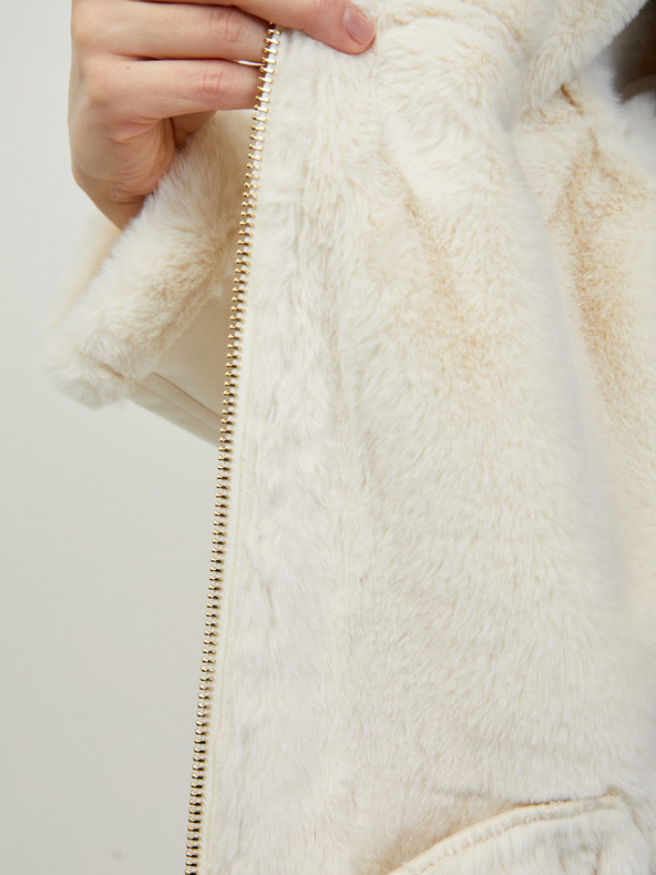 Orsay Cremefarbene Damen Wildlederjacke ORSAY