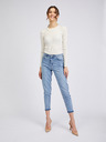 Orsay Hellblaue Damen Mom Fit Cropped Jeans von ORSAY