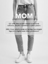 Orsay Dunkelblaue Cropped Mom Fit Damenjeans ORSAY