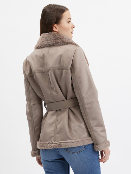 Orsay Braune Damenjacke Wildleder ORSAY