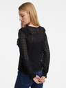 Orsay Schwarze gemusterte Damenbluse ORSAY