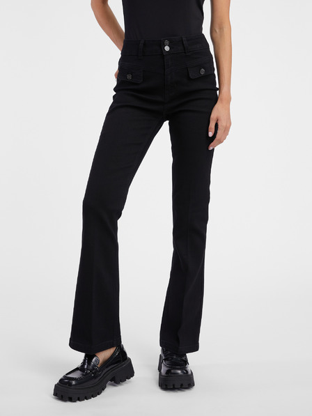 Orsay Schwarze Damen-Bootcut-Jeans ORSAY