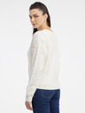 Orsay Cremefarbene Damen-Strickjacke ORSAY