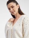 Orsay Cremefarbene Damen-Strickjacke ORSAY