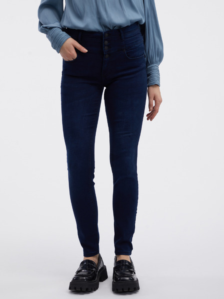 Orsay Dunkelblaue Skinny Fit Jeans Damen ORSAY